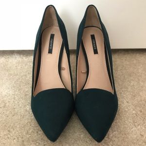 Forever 21 Emerald Green Heels